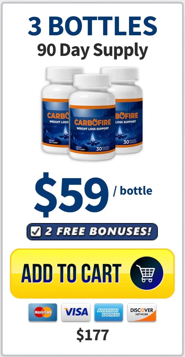 CarboFire 3 bottles